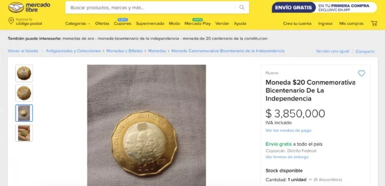 Tři nejčastější chyby na minci 20 peso k 200. výročí nezávislosti, které zvyšují její hodnotu v roce 2025
